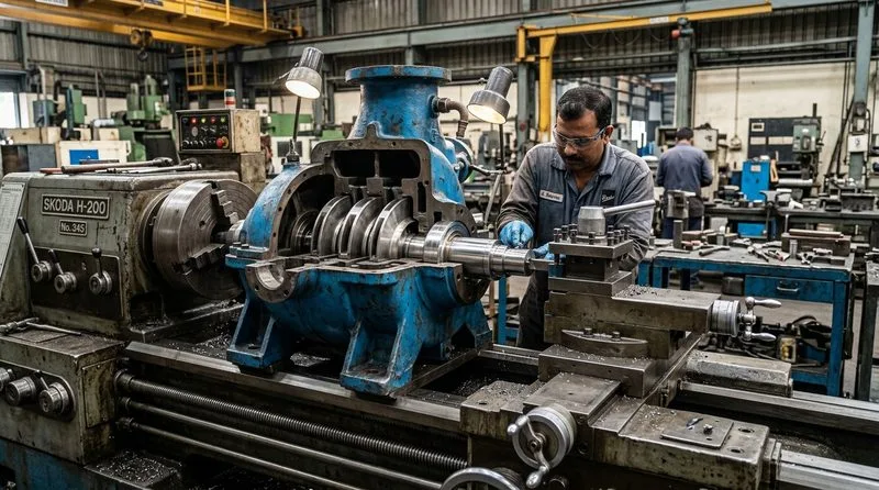 150 HP Multistage Boiler Feed Pump Overhaul